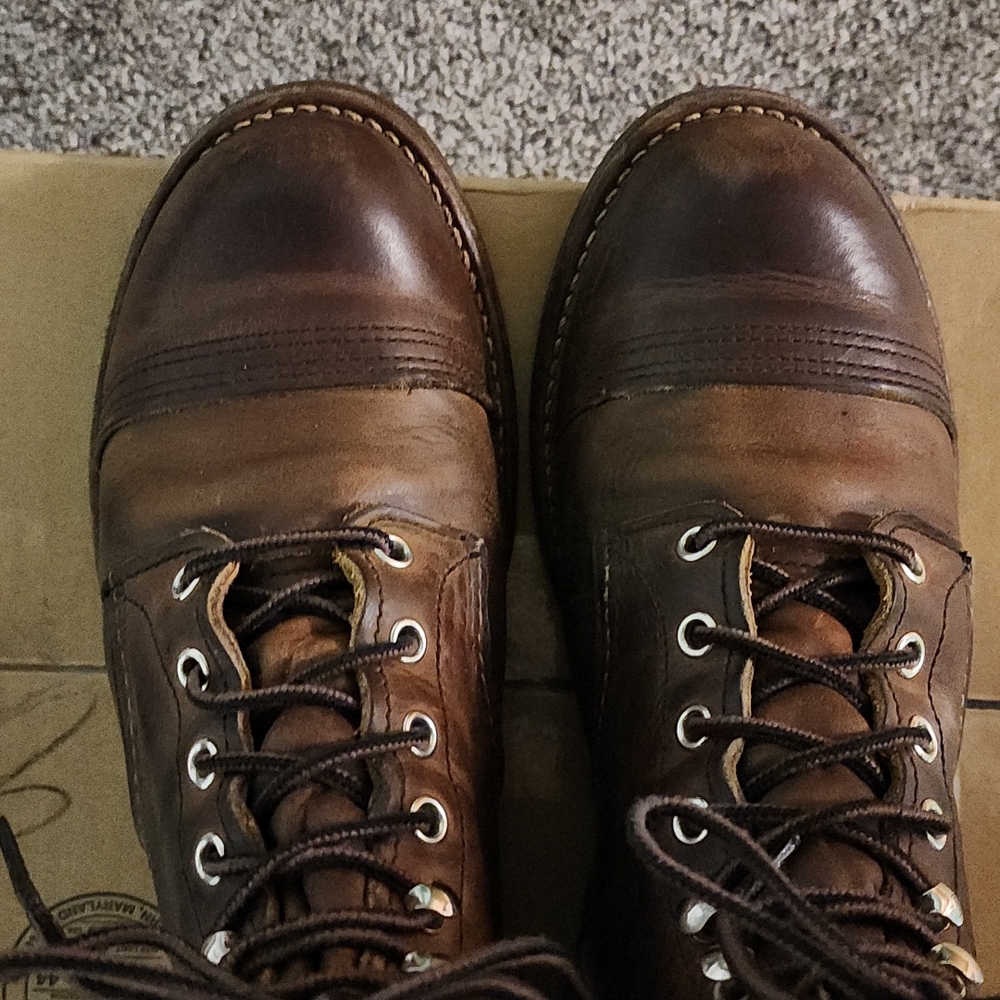 Red Wing Shoes Brown Leather Boots - Picture 8 of 14